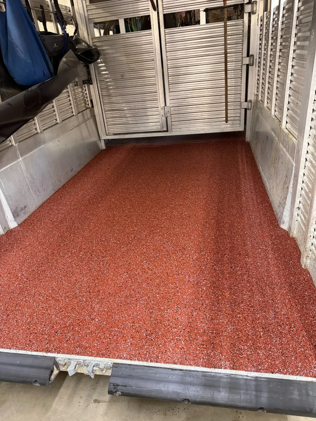Hoof Grip livestock trailer flooring